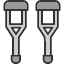 crutch-equipment-healthcare-hospital-medical-tools-icon