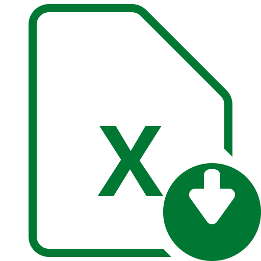 excel document icon