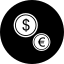 dollar-euro-coin-coins-icon