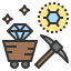 carbon-mine-diamond-worth-ore-icon