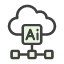 cloud-base-based-architecture-data-flow-icon