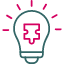 bulb-light-marketing-puzzle-solution-icon