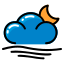 cloud-weather-forecast-moon-climate-icon