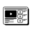 video-outline-education-learning-course-skill-school-icon