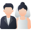 couple-wedding-bride-groom-romance-icon