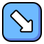 diagonal-arrow-arrow-sign-symbol-buttons-shape-icon