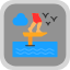 sit-down-hydrofoiling-sea-water-sports-icon