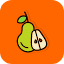 food-fruit-fruits-green-healthy-pear-icon
