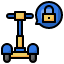 padlock-lock-scooter-transportation-excercise-icon