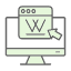 online-wiki-seo-site-website-wikipedia-productivity-icon