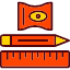 pen-pencil-ruler-stationery-icon