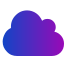 gradient-fluffy-cloud-silhouette-icon