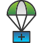 war-airdrop-emergency-health-medical-first-aid-kit-icon