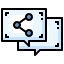 network-and-sharing-filloutline-speech-bubble-share-communications-chat-icon