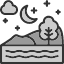 night-tree-landscape-forest-nature-woods-icon