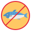 forbidden-no-fish-vegan-vegetarian-icon