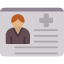 badge-card-doctor-id-patient-icon