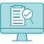 document-evaluate-result-review-verification-icon