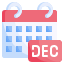 december-time-date-monthly-schedule-icon