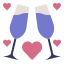 valentineday-toast-wedding-champagne-drink-celebration-icon