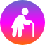 elderly-female-grandmother-old-ages-stick-woman-icon