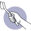 cleaning-brush-hand-holding-brushing-pictogram-icon