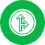 direction-right-top-arrow-circle-icon