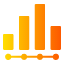 mpare-diagram-report-growth-graphic-comparative-benefits-bar-chart-line-graph-business-icon