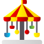 amusement-carousel-castle-fairground-park-playground-icon