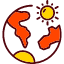 global-heat-hot-temperature-warming-wave-icon
