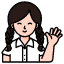student-girl-school-hand-gesture-woman-greeting-icon