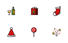 20 FREE Christmas-themed Icon Design Set