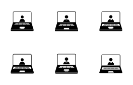 A Set of Laptop Icons