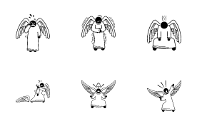Angel god emotions icon