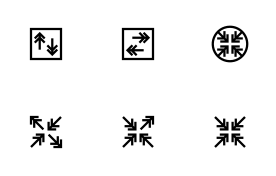 arrows icon set