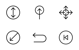 Arrows icon set