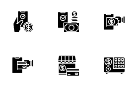 Banking and finance icon set