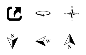 Black Arrow Icons Set