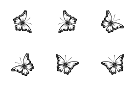 butterfly icons