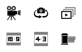 Camera Photography icon set
