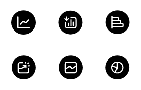 Chart icon set