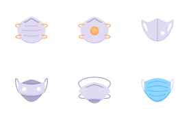 clothes mask icons