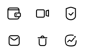 Collection of high quality outline icon