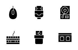 Computer hardware glyph V.1