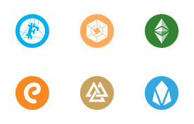 Cryptocurrency icons