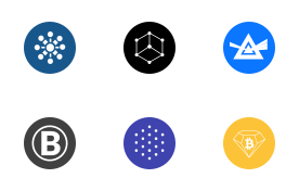 Cryptocurrency icons