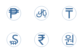 Currencies Icons