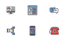 Customer Support Icons