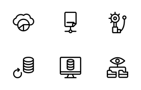 Data Science icon set