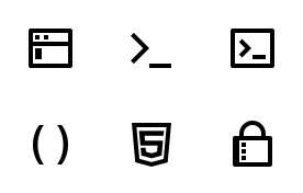 Development icons